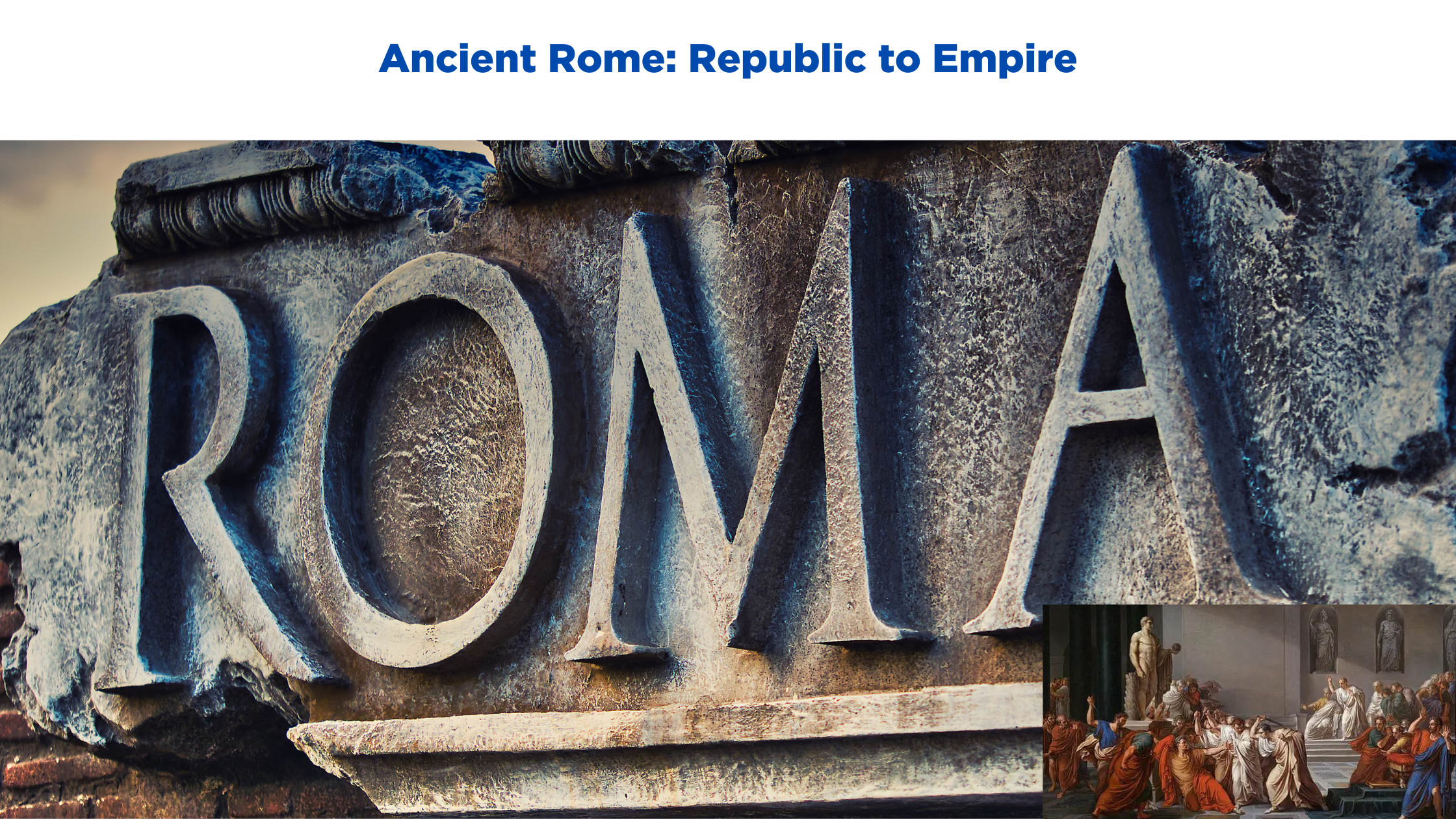 Ancient Rome Republic to Empire