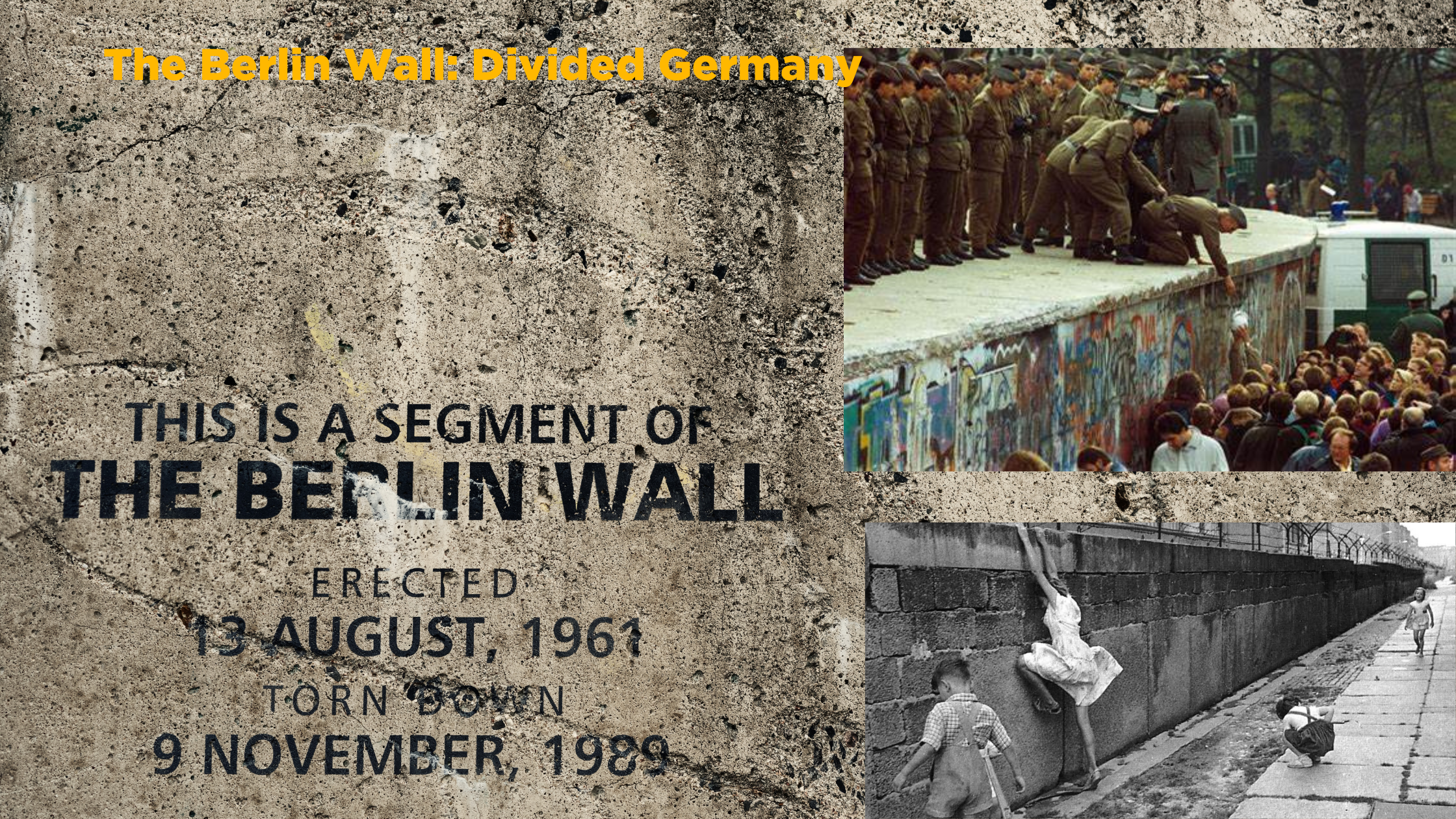 The Berlin Wall: Divided Germany